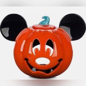 Halloween Mickey Disney Parks Votive Candle Holder Jack O Lantern